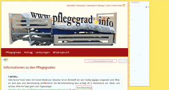 Desktop Screenshot of pflegegrad.info